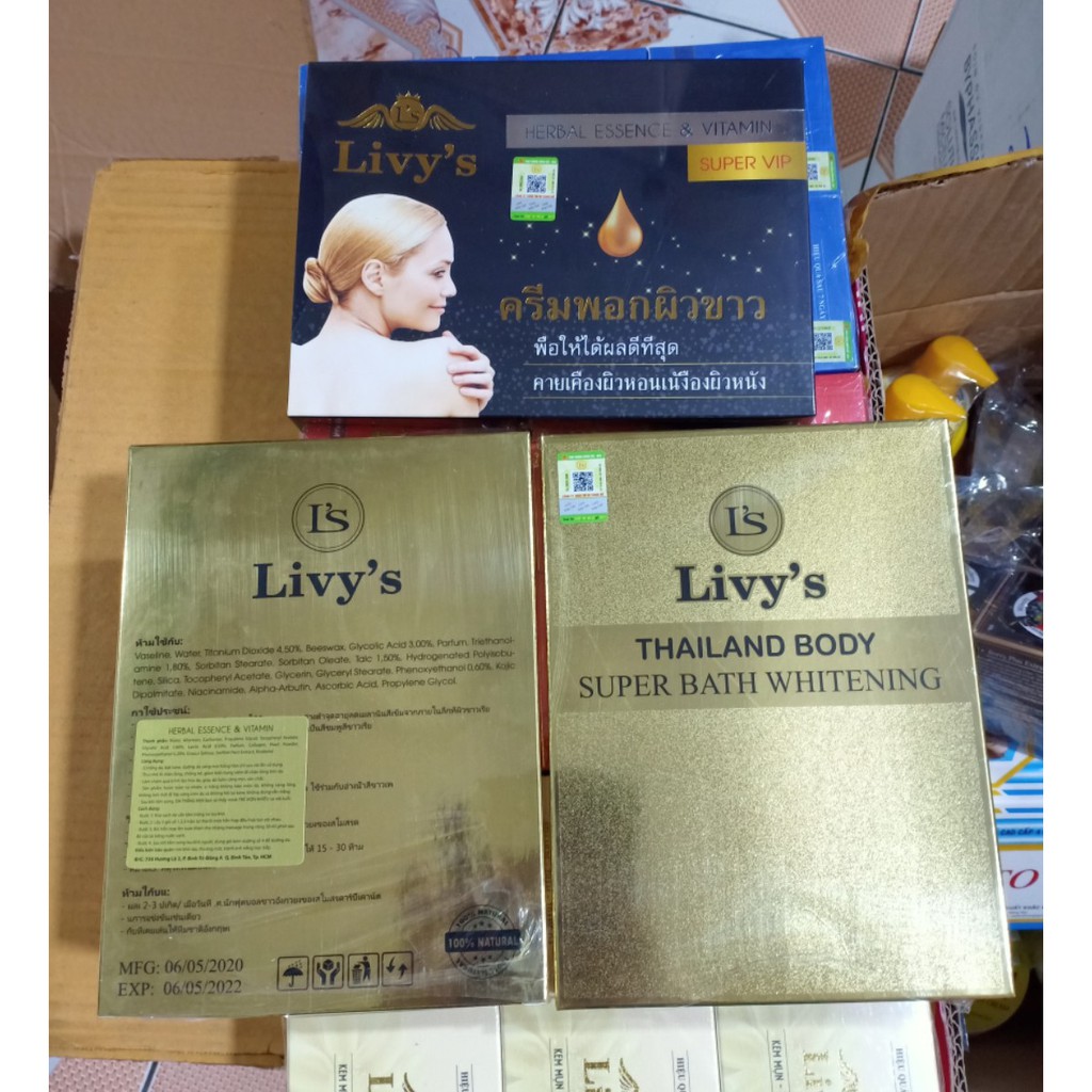 [Cam Kết Chính Hãng] Ủ Trắng Livy Đen / Vàng Thái Lan | BigBuy360 - bigbuy360.vn