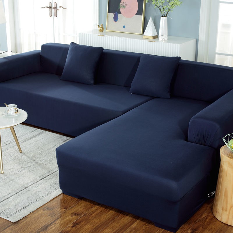 Vỏ Bọc Ghế Sofa 1 / 2 / 3 / 4 Chỗ Ngồi Hình Chữ L Co Giãn Tiện Dụng