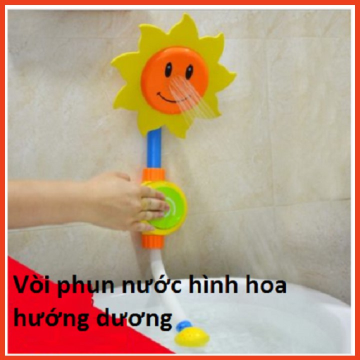 Đồ chơi phòng tắm, hoa và hệ thống phun nước cho bé yêu