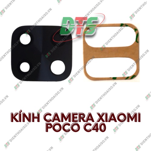 Kính camera xiaomi poco c40 kèm keo dán