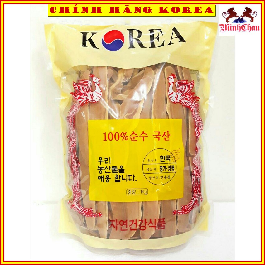 Nấm linh chi thái lát hàn quốc túi 1kg - minhchau