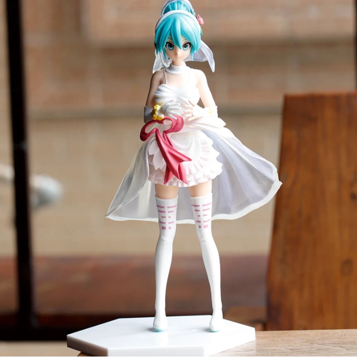 Mô Hình Figure Hatsune Miku White Dress - Cao 26cm