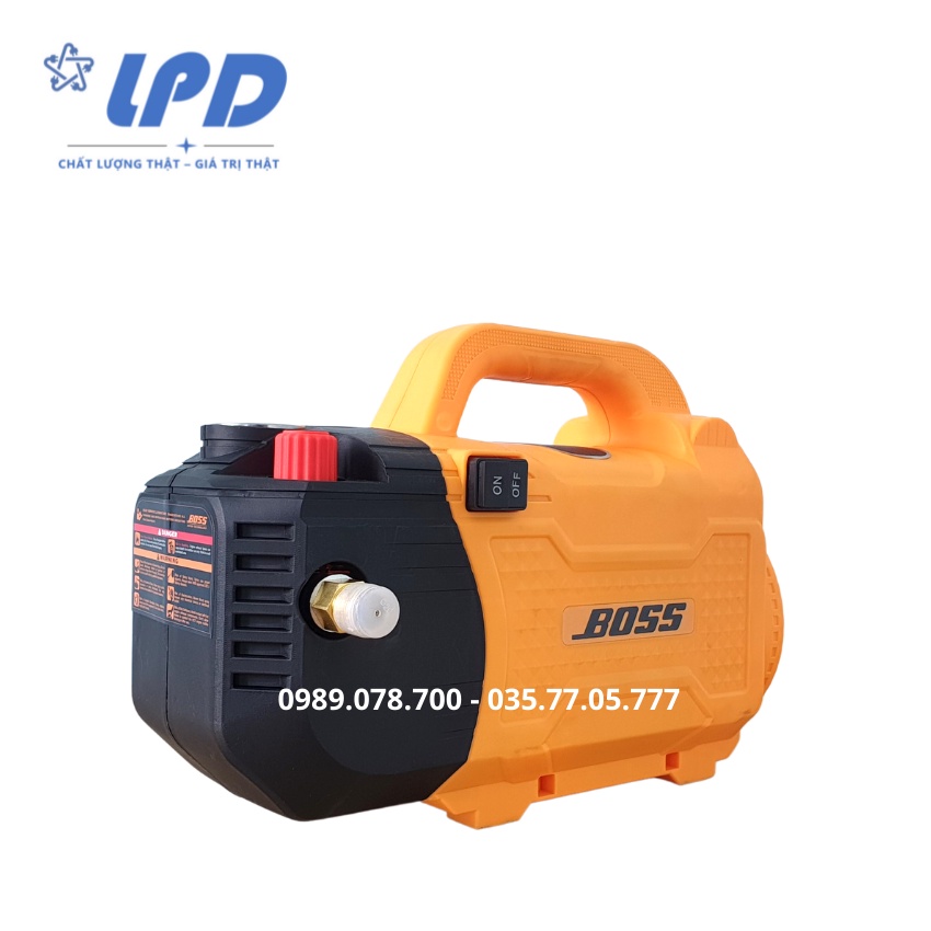 MÁY RỬA XE CHÍNH HÃNG BOSS 3000W CHỈNH ÁP 180BAR 14L/MIN DÂY 15M FULL PHỤ KIỆN THẾ HỆ MỚI 2023 BO-3000