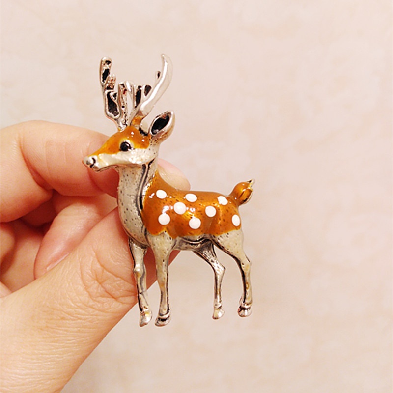 Ghim cài áo hình động vật dễ thương cho bé