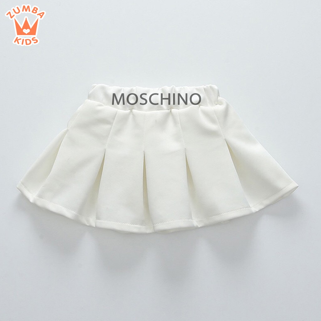 Trang phục nhảy Hiphop trẻ em | set Crop top phối dây cộc tay kết hợp chân váy Moschino