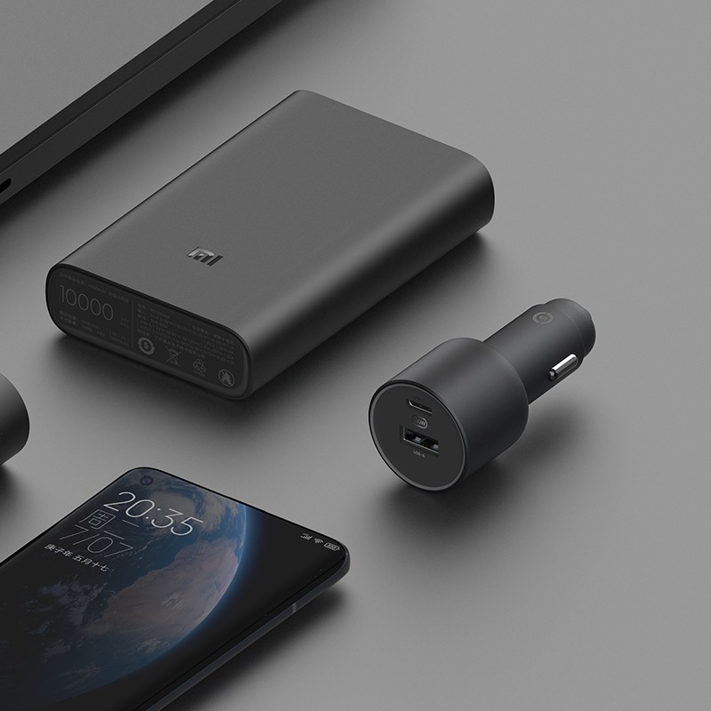 Sạc xe hơi ô tô nhanh 1A1C 100w Xiaomi