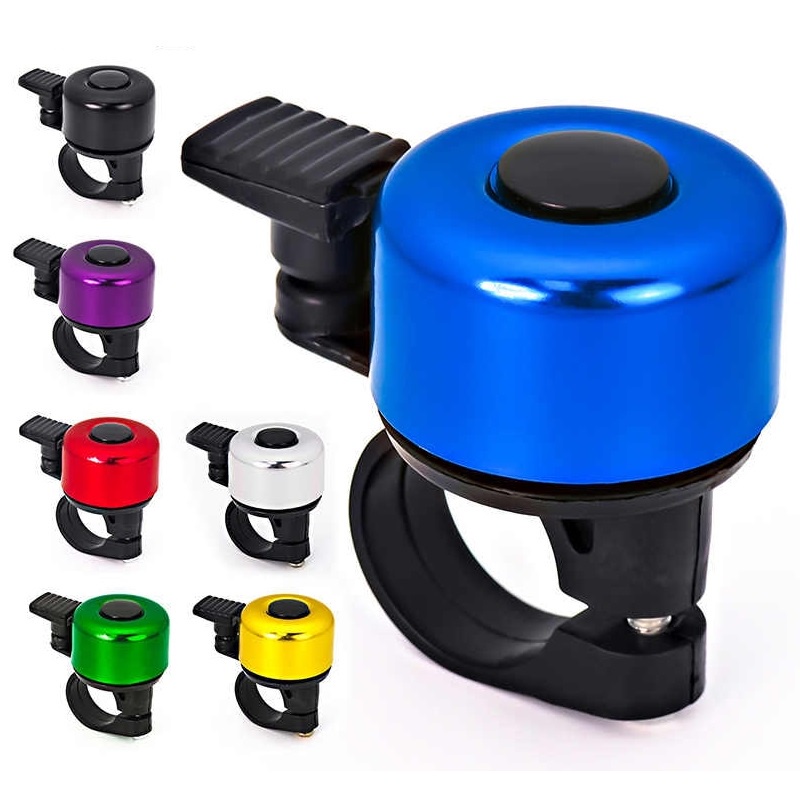 Chuông xe đạp mini loại rẻ chất lượng cao, tiếng vô cùng vang và to đảm bảo an toàn và chất lượng, nhiều sắc màu