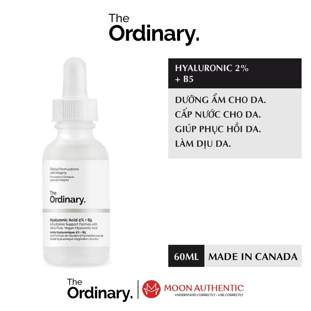 Tinh Chất The Ordinary Hyaluronic Acid 2% + B5