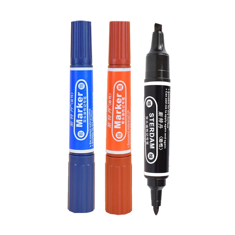 Bút Đánh Dấu Vết Dầu Khô Nhanh Chống Nước Cho Học Sinh / Văn Phòng