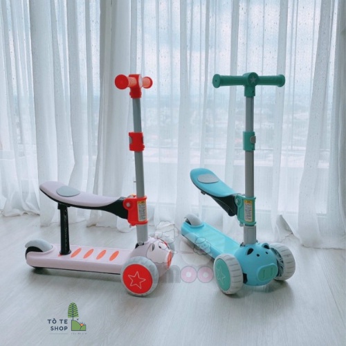 [Chính Hãng] Xe scooter con heo , scooter heo umoo , xe trượt scooter 3 bánh hình con heo cực dễ thương