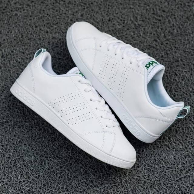 Adidas NEO Ưu Điểm Rõ Ràng Màu Trắng Xanh Lá Cây (100% Chính Hãng)