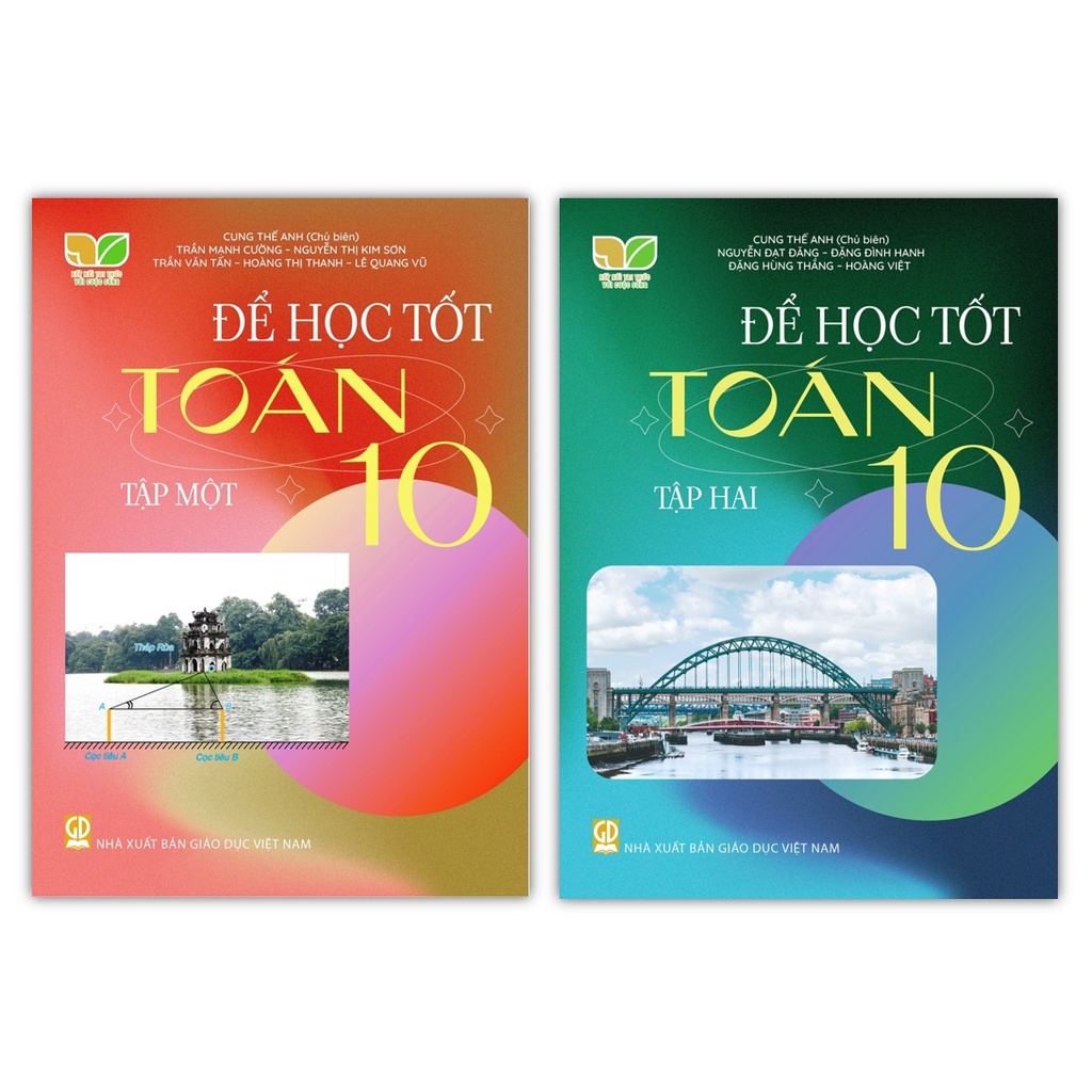 Sách - Combo để học tốt toán lớp 10 ( Tập 1 + Tập 2 ) Kết nối tri thức với cuộc sống