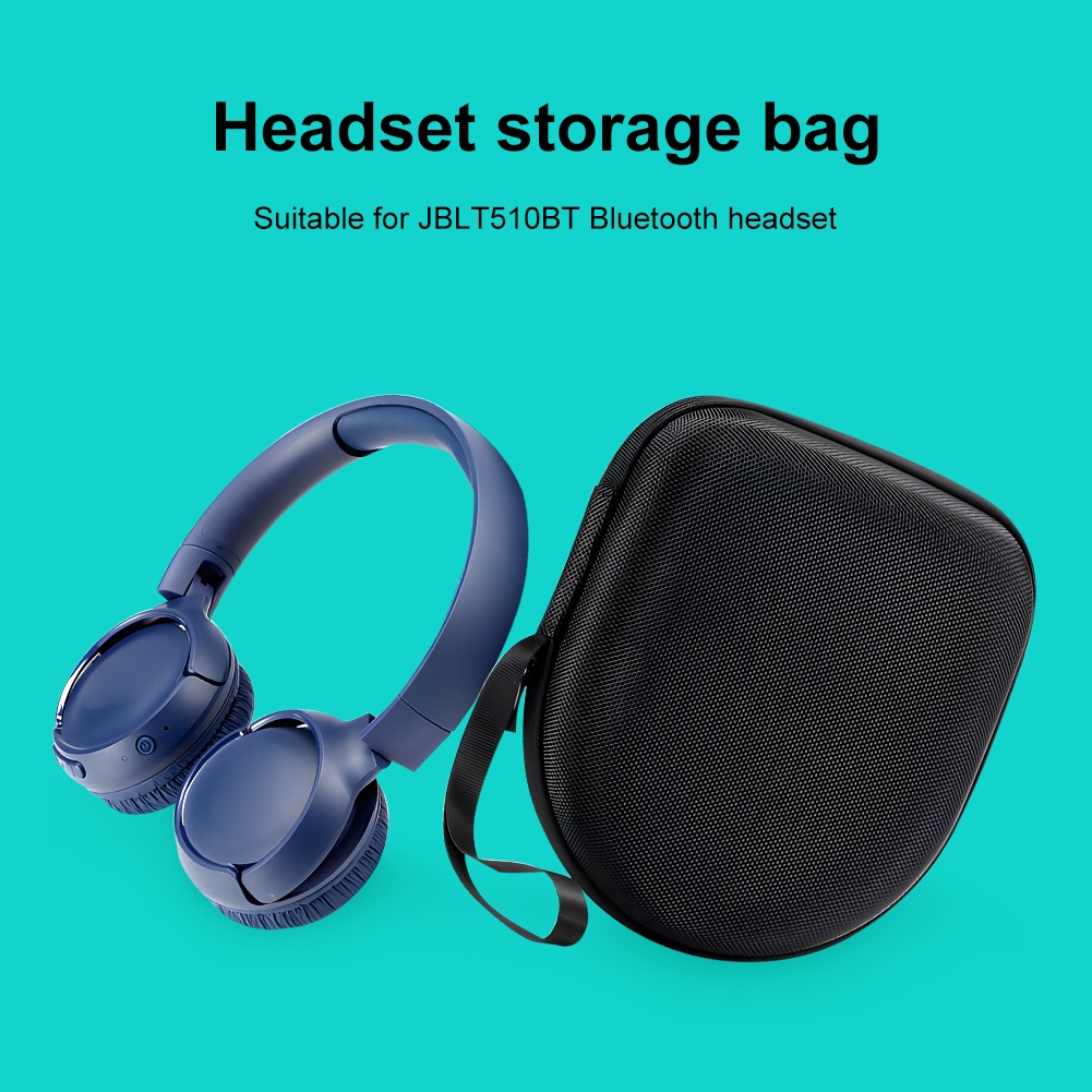 Hộp Đựng Tai Nghe Eva Cứng Cho Jbl Tnue 510bt Nc Hộp Đựng Tai Nghe Túi Đựng Di Động Cho Jbl Tnue 500bt Tai Nghe Techer