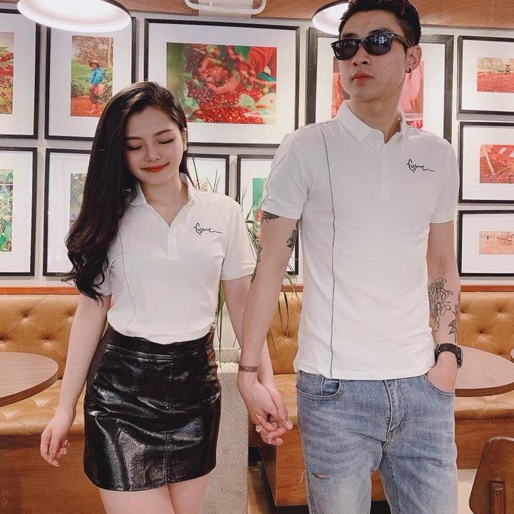 Áo thun nam nữ polo 100% Coton co giãn 4 chiều Hàng Cao cấp Nhiều màu Nhiều mẫu