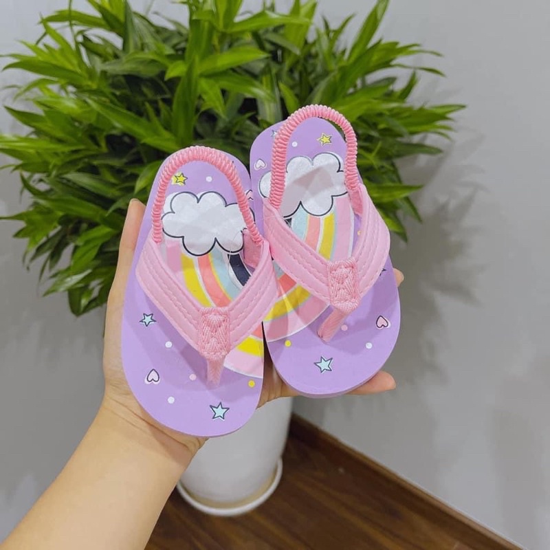 Dép kẹp xỏ ngón cho bé ❤️FREESHIP❤️ Dép tông mùa hè đi biển siêu nhẹ đế chống trơn trượt cho bé trai bé gái