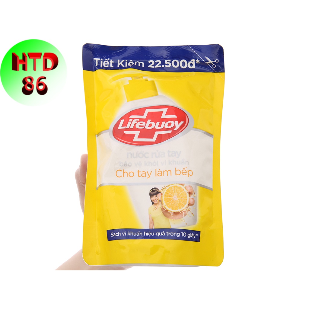 (Hàng chất lượng) Nước rửa tay lifebuoy 450g túi vàng