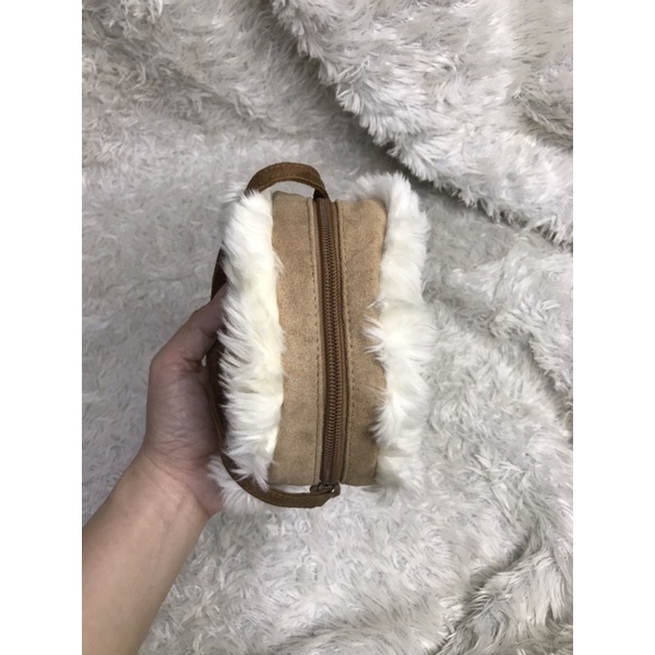 Ví si nhỏ xinh chất da lộn