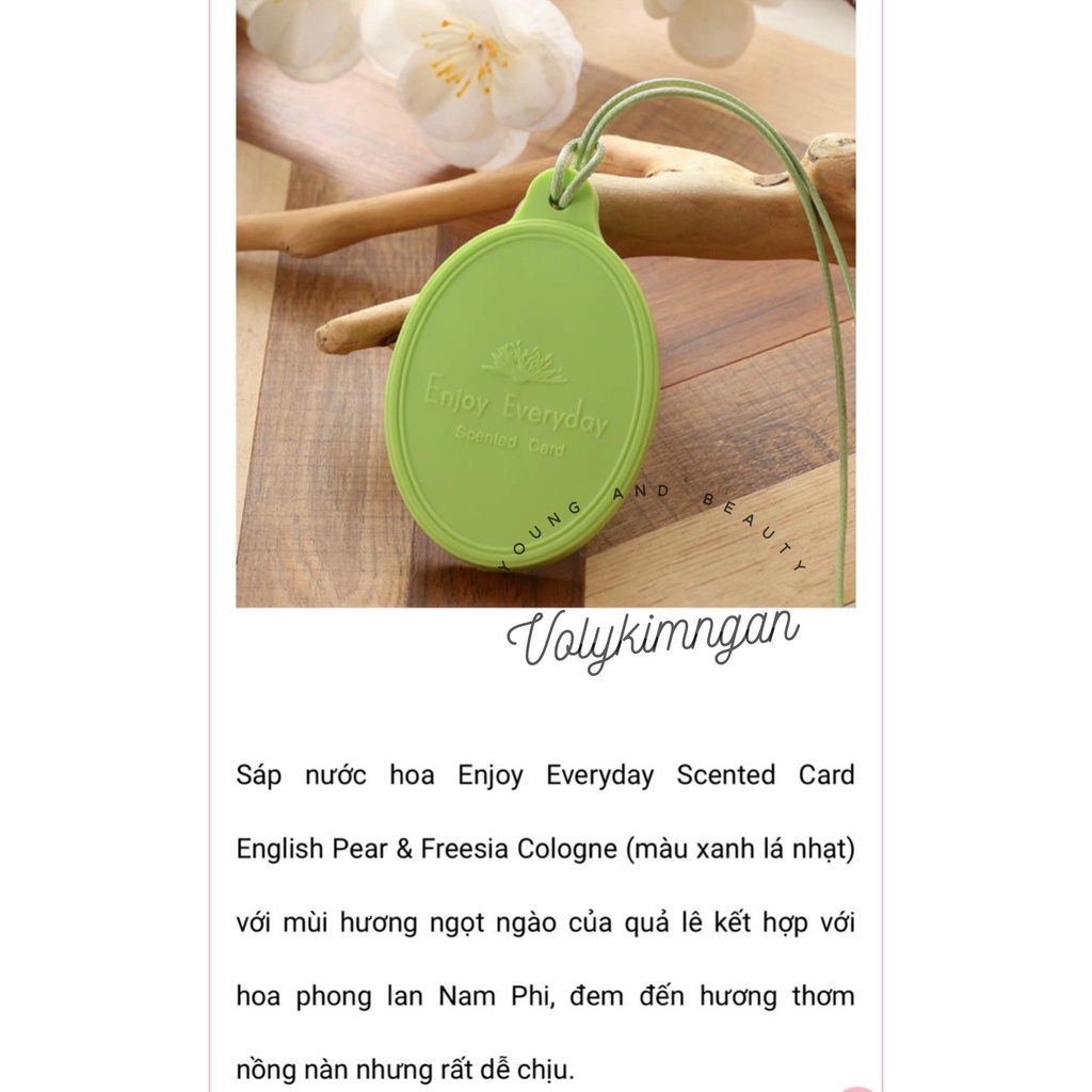 Nước hoa sáp thơm treo