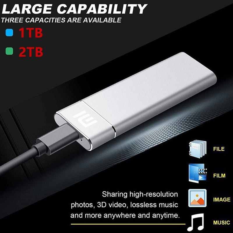 Trình Điều Khiển Tốc Độ Cao Xiaomi 4tb ssd 500gb 1tb 2tb usb3.1 Mini