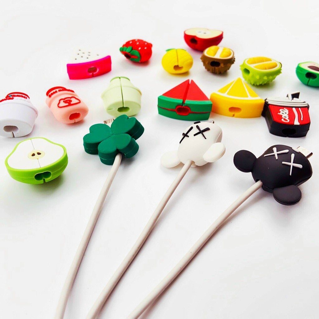 ❣️Có Ảnh+Video thật❣️Thú Ngậm Sạc - Phụ Kiện Silicon Bảo Vệ Đầu Cáp Sạc Tai nghe - Thú Gặm sạc❣️ | BigBuy360 - bigbuy360.vn