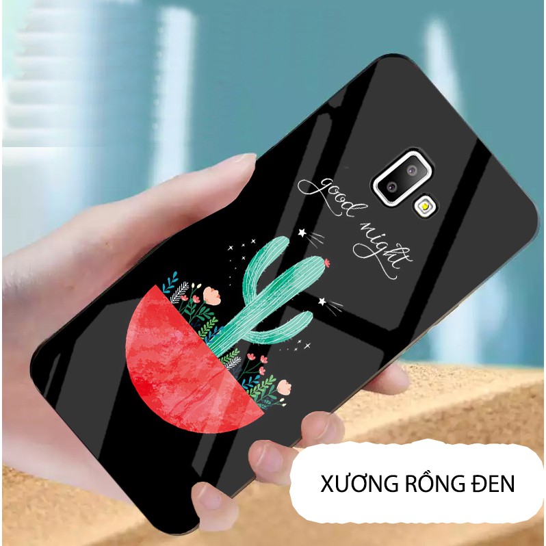 Ốp Samsung Galaxy J6 Plus mặt kính gương bóng