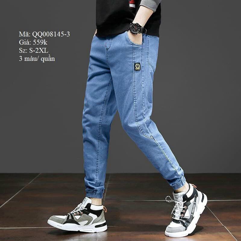 [HOT] Quần Jean Jogger Nam Co Giãn 3 Màu Chất Đẹp Cao Cấp Freeship