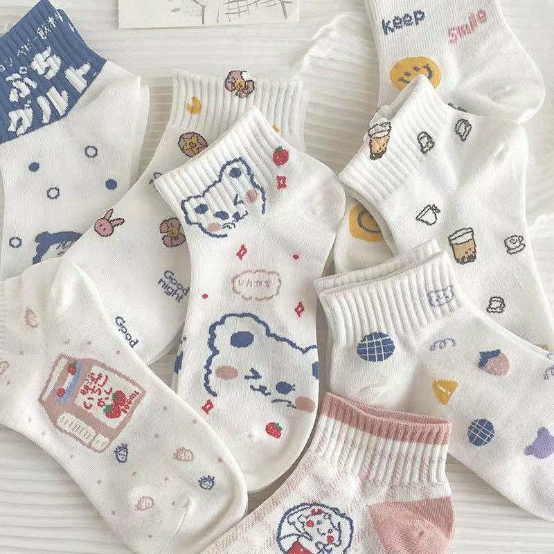sỉ 10 đôi tất hình dễ thương,kute chọn mẫu