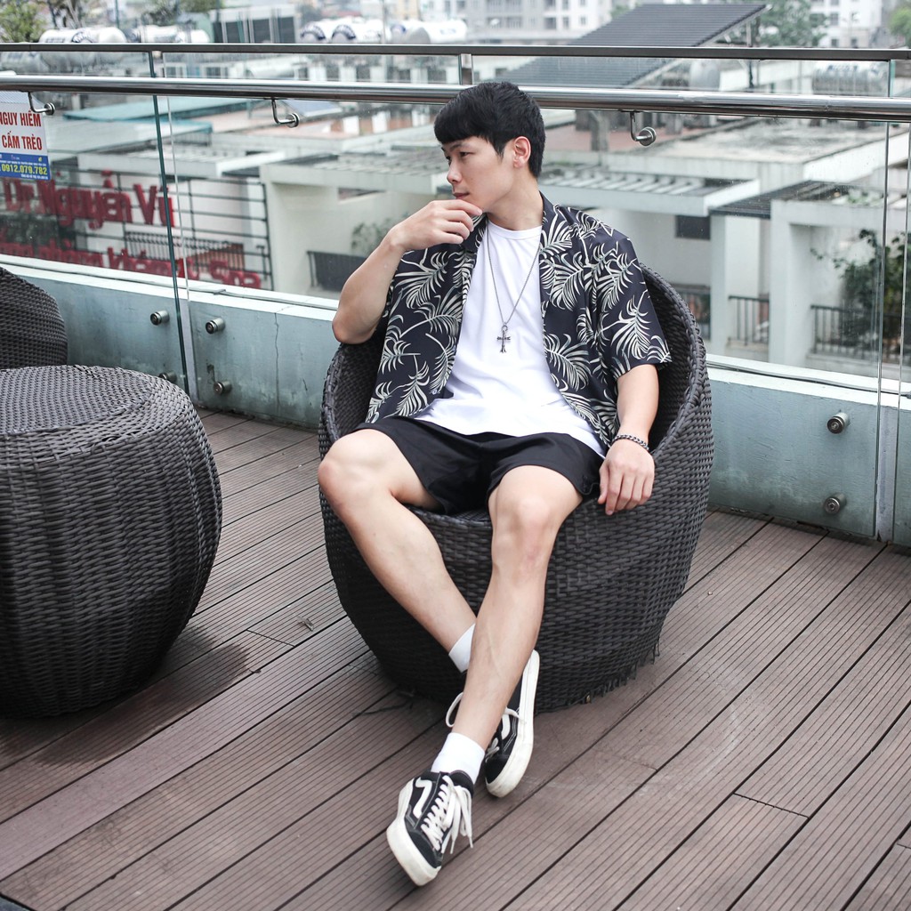 FLORAL SHIRT ( họa tiết lá dừa ) | BigBuy360 - bigbuy360.vn