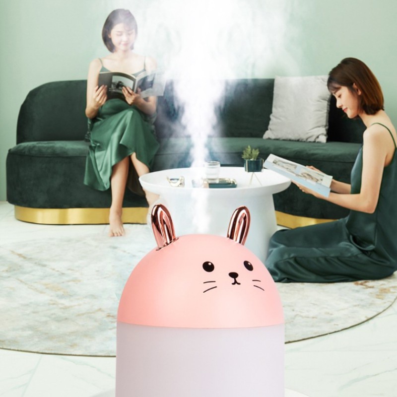 Máy phun sương tạo ẩm mini 250mlhình mèo siêu đáng yêu MENG CHONG HUMIDIFIER H2O