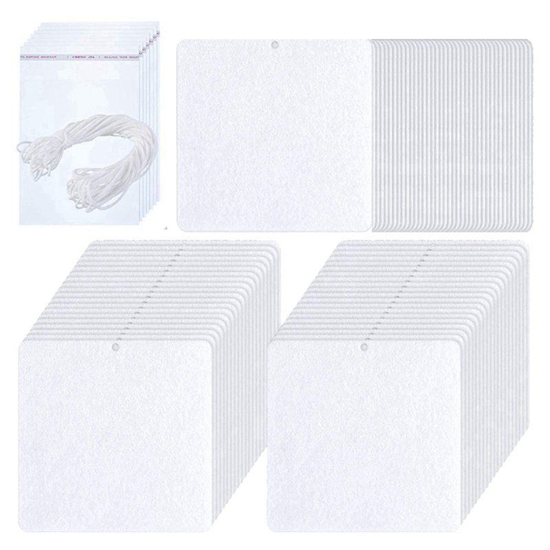 Set 100 Tấm Nỉ Nén Làm Mát Không Khí DIY Cho Xe Hơi