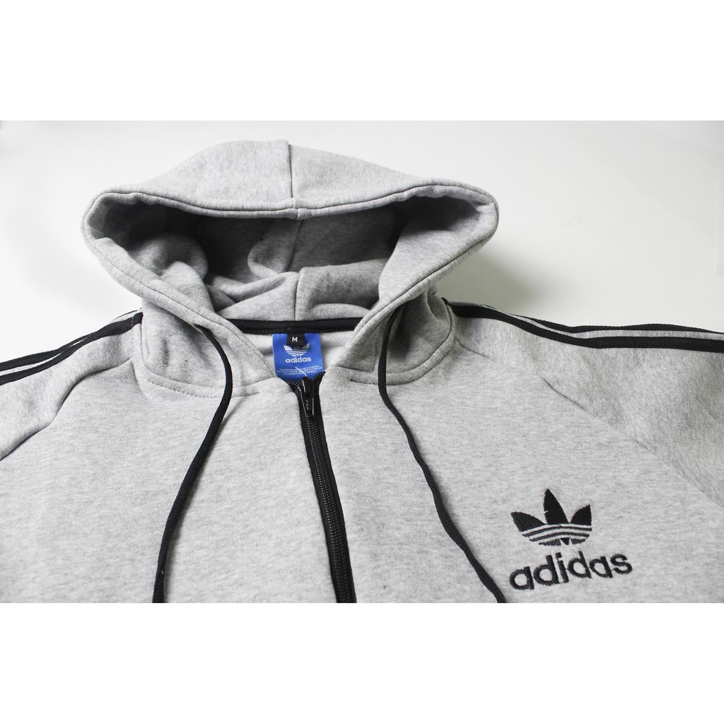 Áo Khoác Hoodie Adidas 3 Sọc Kiểu Cổ Điển Cá Tính