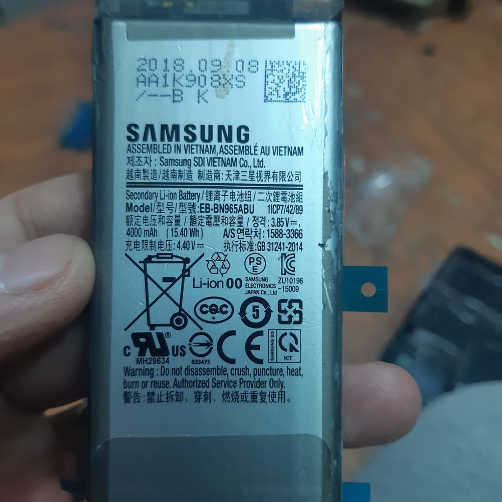 PIN Samsung Galaxy NOTE 9 Chính Hãng, Dung Lượng 4000 mAh