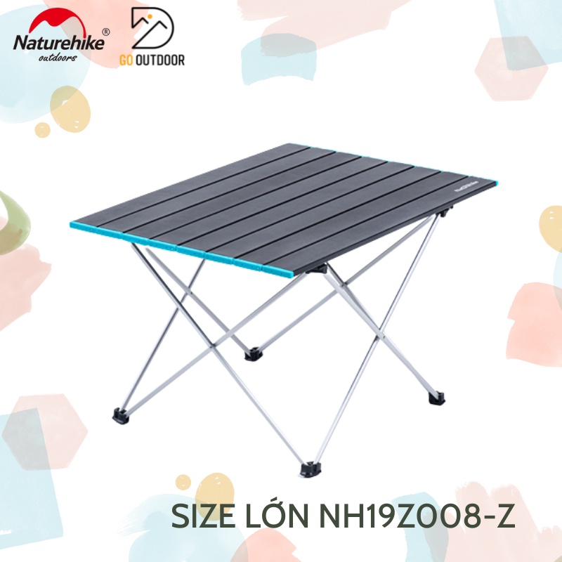 Bàn Gấp Gọn Naturehike FT08 NH19Z008-Z Hợp Kim Nhôm- Size L