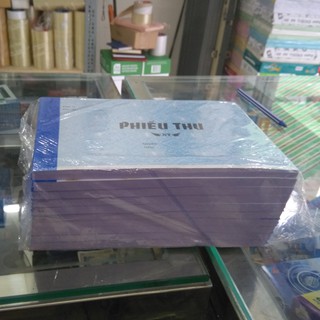 Phiếu Thu 2 Liên Khổ 13x19cm 30-50 Bộ Lốc 10 Quyển