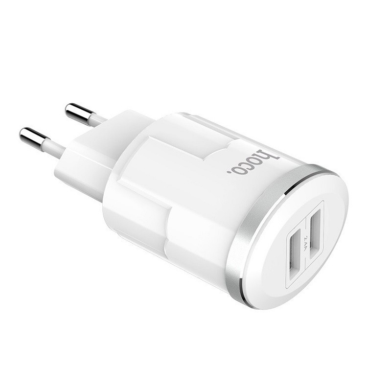 Củ sạc nhanh FREESHIP50K Hoco C38A - 2 cổng cho Iphone, Samsung, Huawei,..  - chính hãng