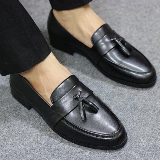 Giầy tây nam hàn quốc giá rẻ sang trọng lịch lãm chuông lì