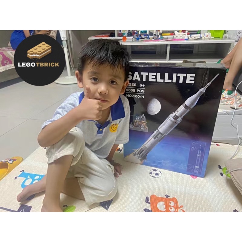 Đồ chơi lắp ráp mô hình thông minh Tàu vũ trụ Nasa Apllo Saturn V - Tbrick