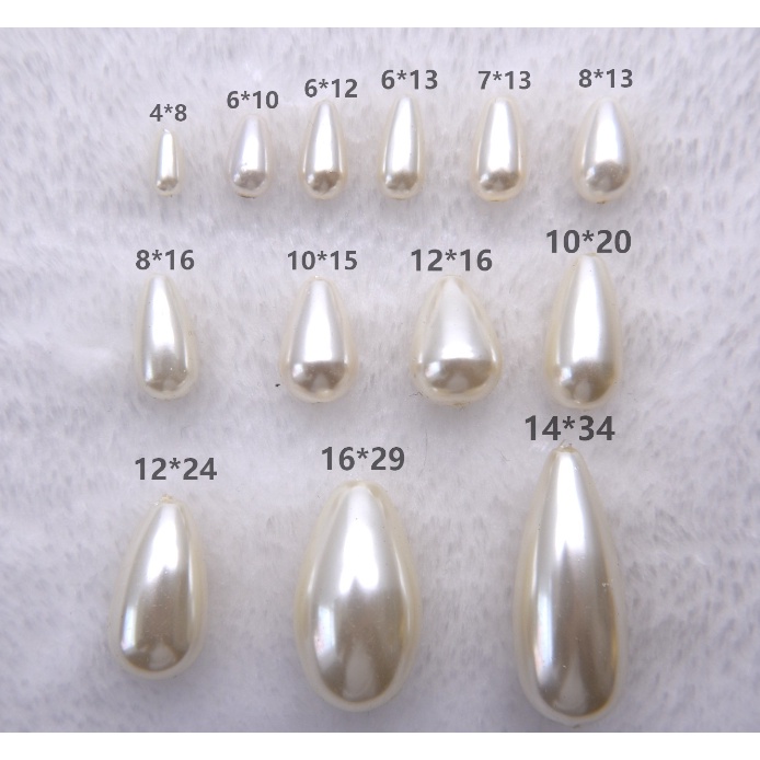 Hạt Giọt Lệ Tiệm Thêu Việt Phụ Kiện Handmade size 6*10