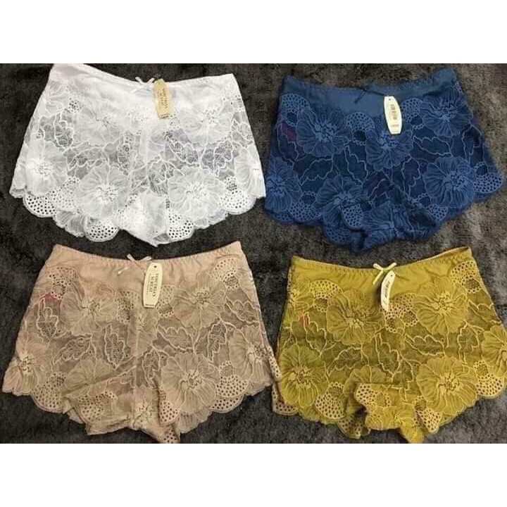 Combo sỉ 10 quần ren đùi hoa đẹp 5456