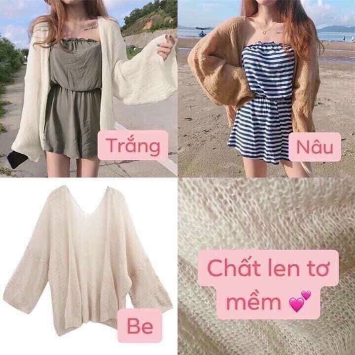 Áo Khoác Cardigan Len Mỏng Huyền Thoại