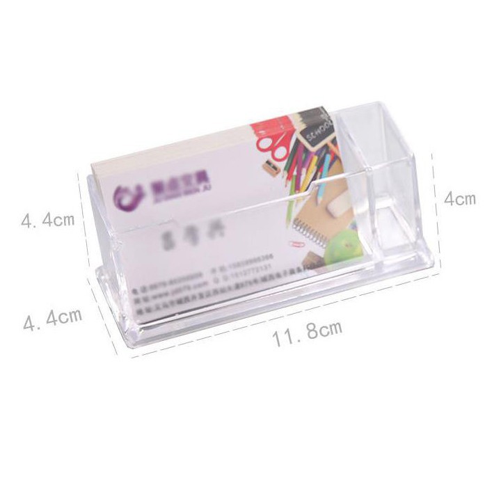 Hộp đựng thẻ, card visit bằng nhựa trong suốt (HDT01)