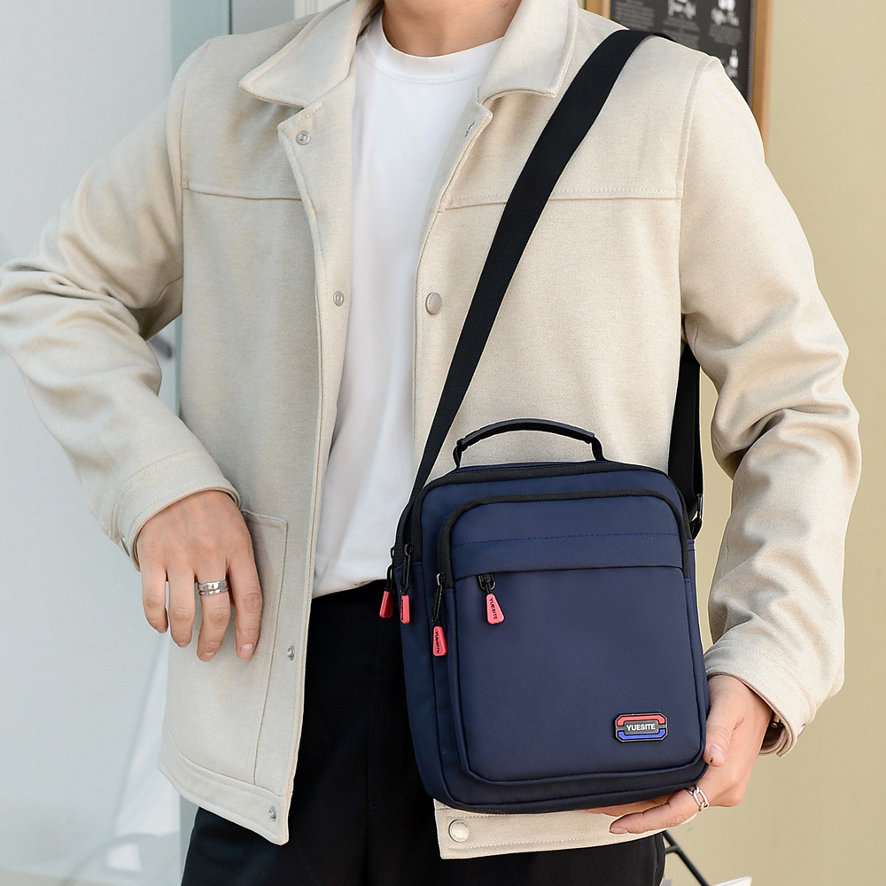 Túi Đeo Chéo Một Bên Vai Kiểu Mới Đơn Giản Thời Trang Giản Dị Dễ Phối Đồ Cho Nam