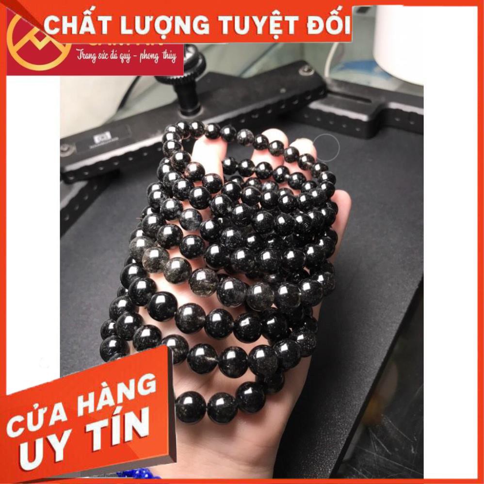 [ảnh thật - hàng xịn] Vòng Tay TOC Đen Cao Cấp KT10mm TD01