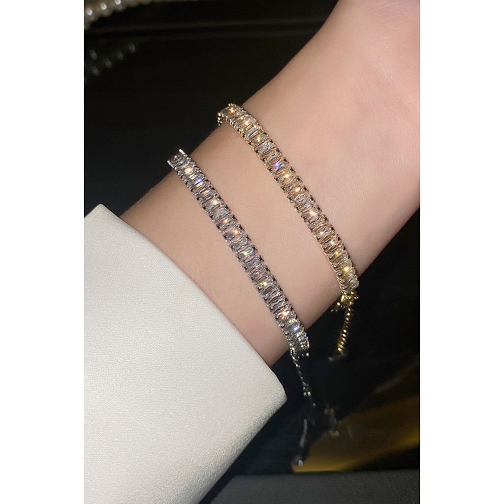 Vòng Đeo Tay Đính Đá Zircon Đơn Giản Thời Trang Hàn Quốc Cho Nữ | BigBuy360 - bigbuy360.vn