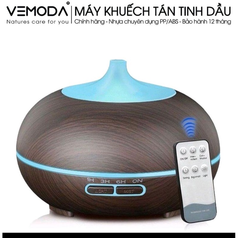 Máy khuếch tán tinh dầu cao cấp Vemoda VKT07 giúp tỏa hương tinh dầu