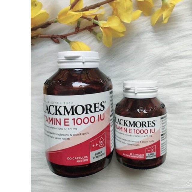 Vitamin E của Blackmores 30v và 100v