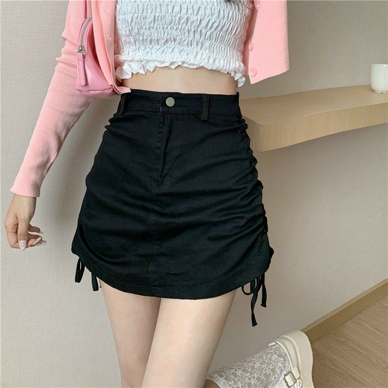 Chân váy rút dây vải kaki siêu hot