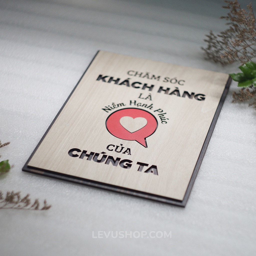 Tranh Decor truyền động lực kinh doanh bán hàng LEVU062 treo tường trang trí phòng làm việc