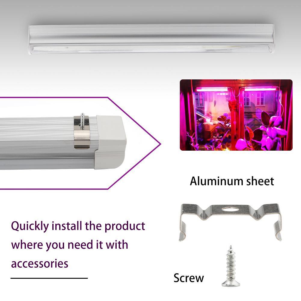 Set 5 Đèn Led Quang Phổ T8 Giúp Cây Tăng Trưởng