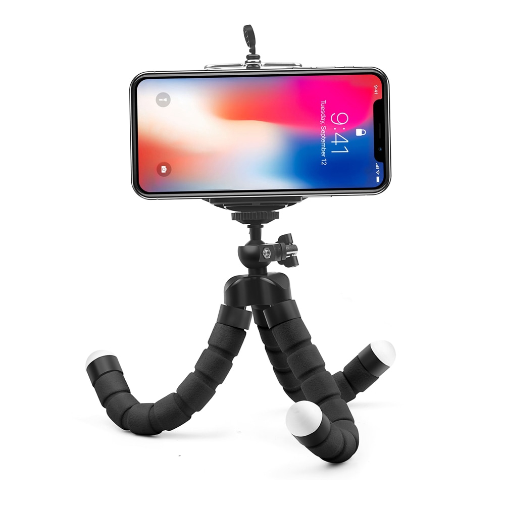 Chân Tripod Mini Linh Hoạt Cho Iphone Samsung Xiaomi Huawei Mobile Gopro 8 7 5